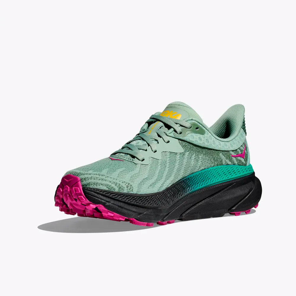 ZAPATILLAS HOKA CHALLENGER 7 MUJER ALOE VERA BLACK