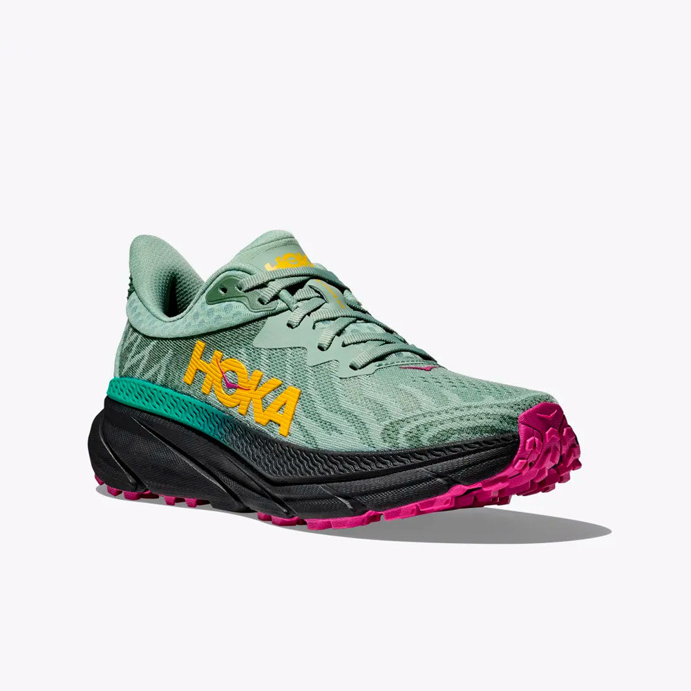 ZAPATILLAS HOKA CHALLENGER 7 MUJER ALOE VERA BLACK