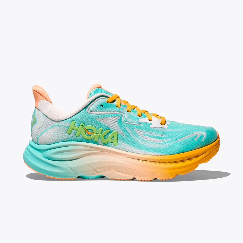 ZAPATILLAS HOKA CLIFTON 10 MUJER BLUE SPARK WHITE