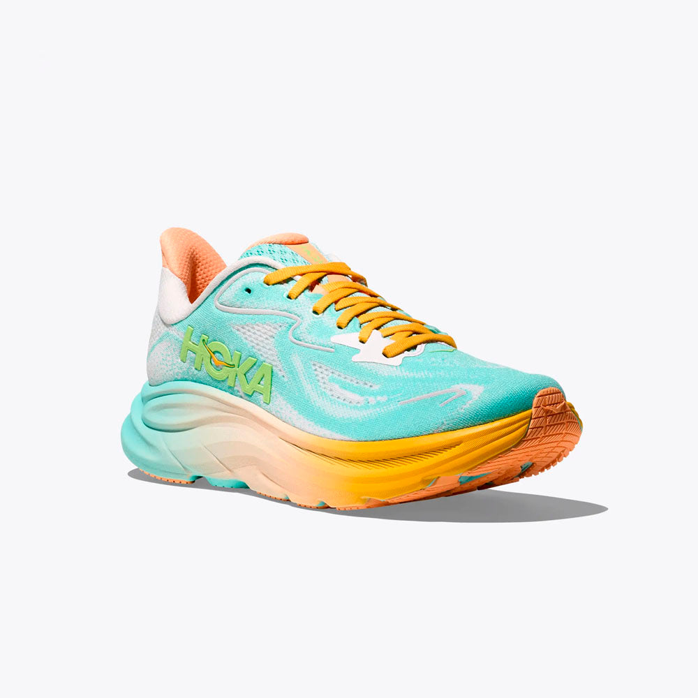 ZAPATILLAS HOKA CLIFTON 10 MUJER BLUE SPARK WHITE