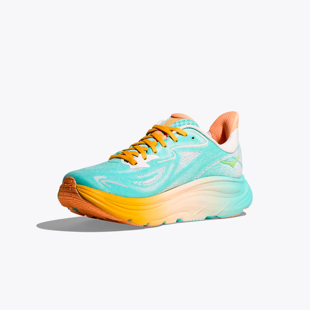ZAPATILLAS HOKA CLIFTON 10 MUJER BLUE SPARK WHITE