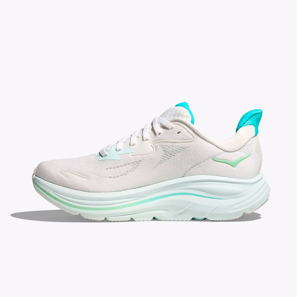 ZAPATILLAS HOKA CLIFTON 10 MUJER WHITE CIELO BLUE