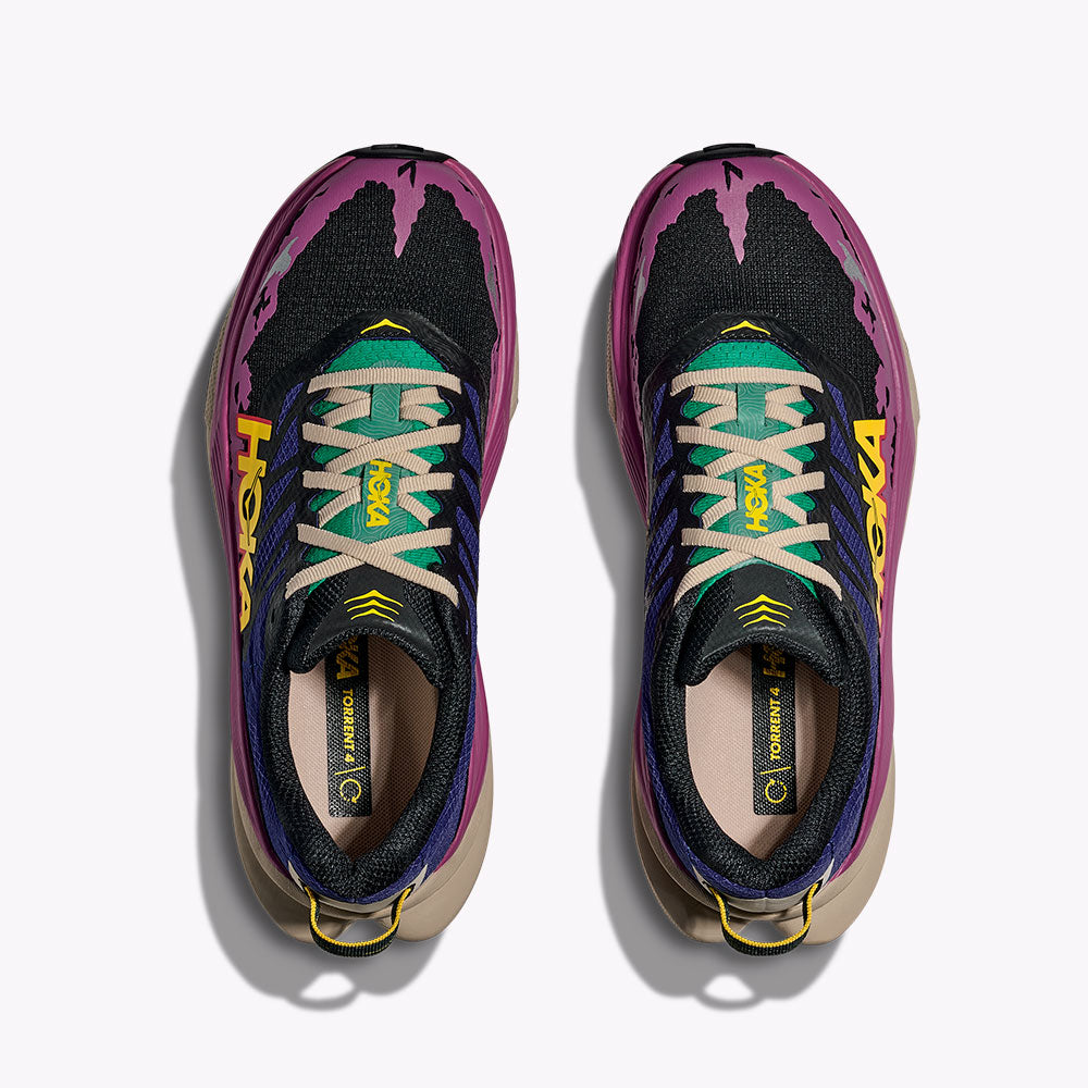 ZAPATILLAS HOKA TORRENT 4 MUJER MOUNTAIN IRIS OATMEAL