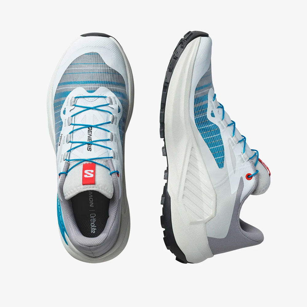 ZAPATILLAS SALOMON GENESIS WHITE LUNAR ROCK TRANSCEND BLUE