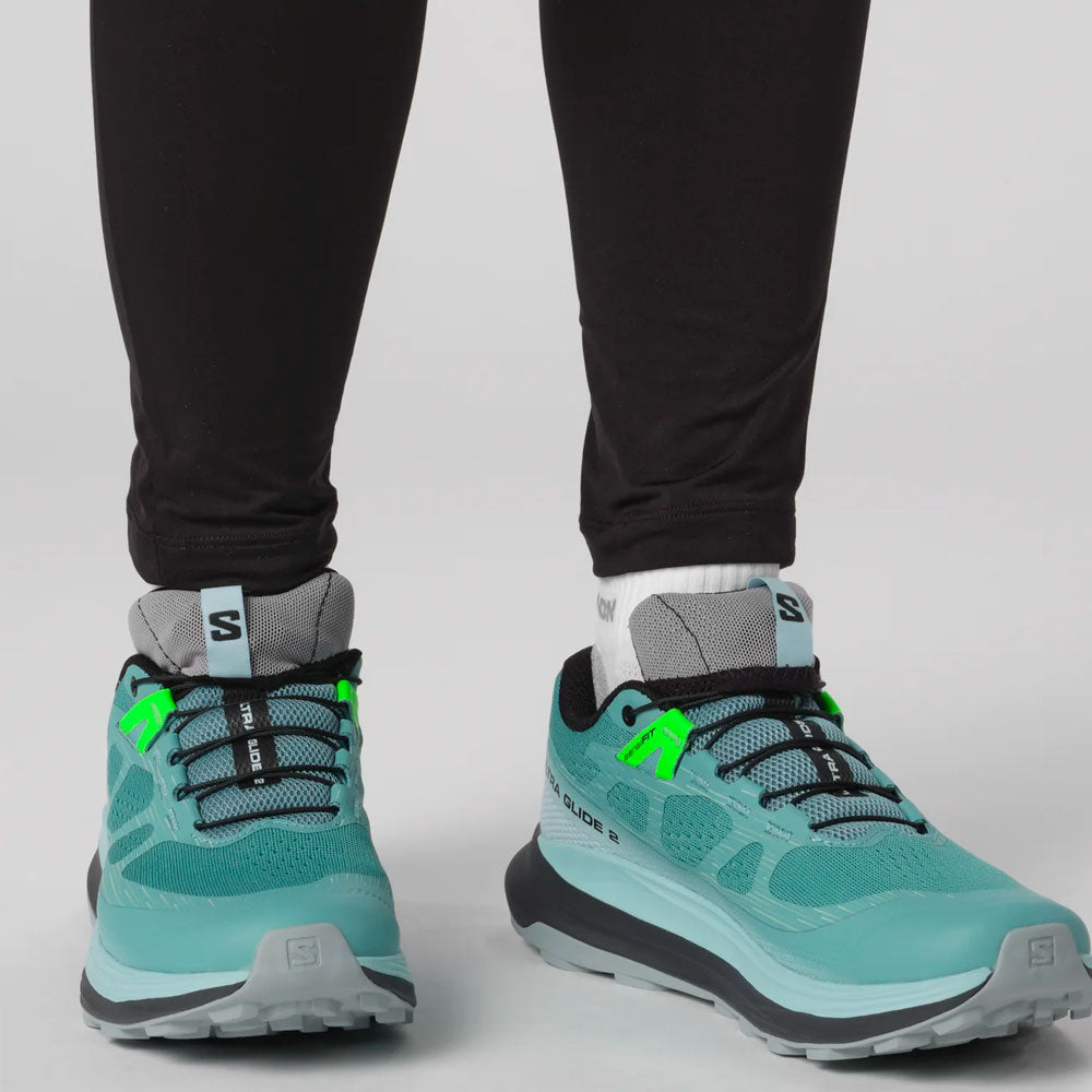 ZAPATILLAS SALOMON ULTRA GLIDE 2 MUJER DUSTY TURQUOISE CRYSTAL BLUE GREEN ASH