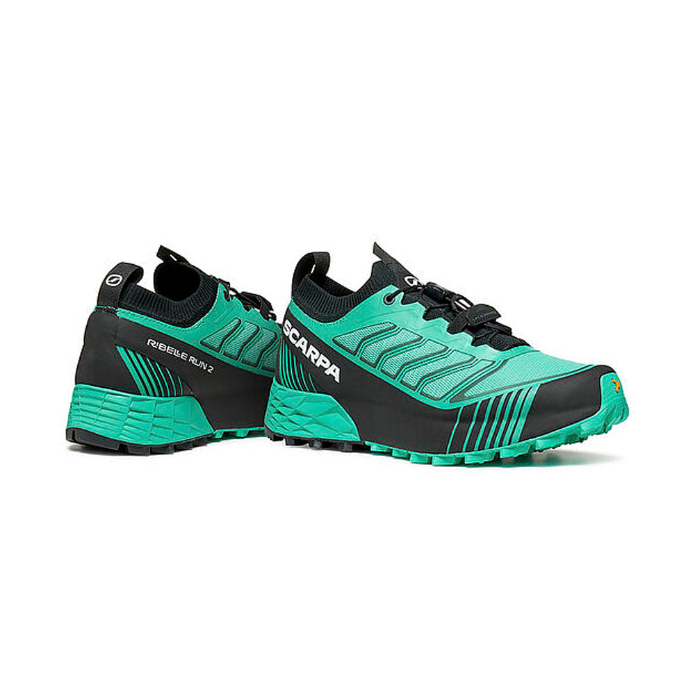ZAPATILLAS SCARPA RIBELLE RUN 2 MUJER AQUA GREEN BLACK