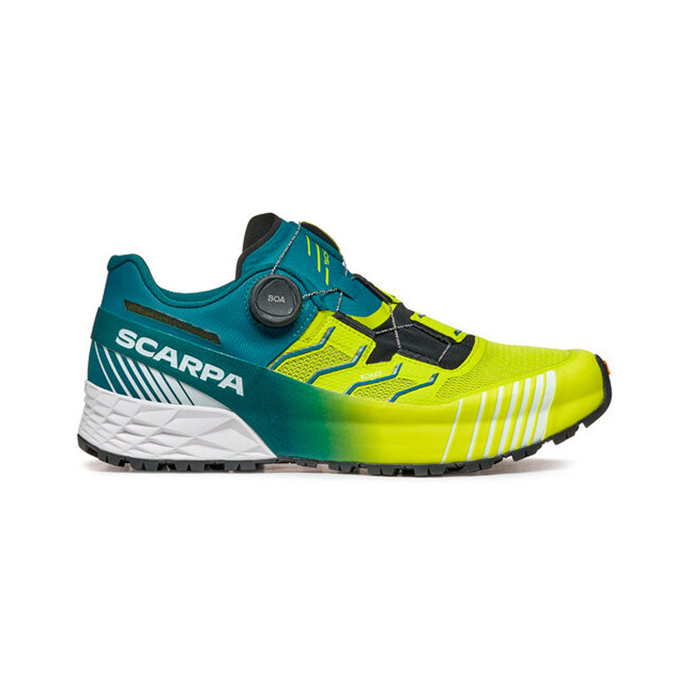 ZAPATILLAS SCARPA RIBELLE RUN KALIBRA HT LIME GREEN DEEP LAGOON