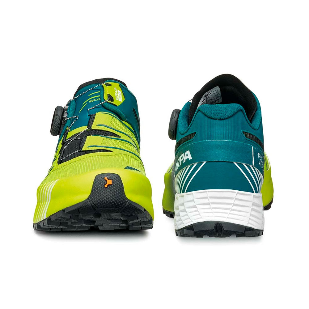 ZAPATILLAS SCARPA RIBELLE RUN KALIBRA HT LIME GREEN DEEP LAGOON