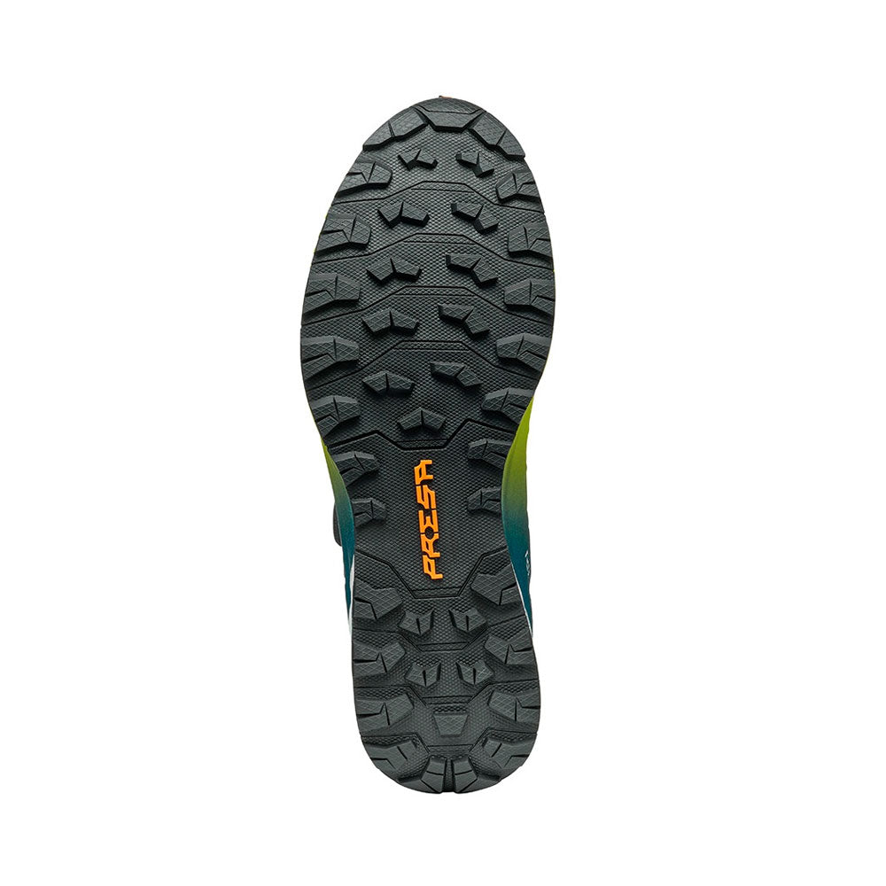 ZAPATILLAS SCARPA RIBELLE RUN KALIBRA HT LIME GREEN DEEP LAGOON