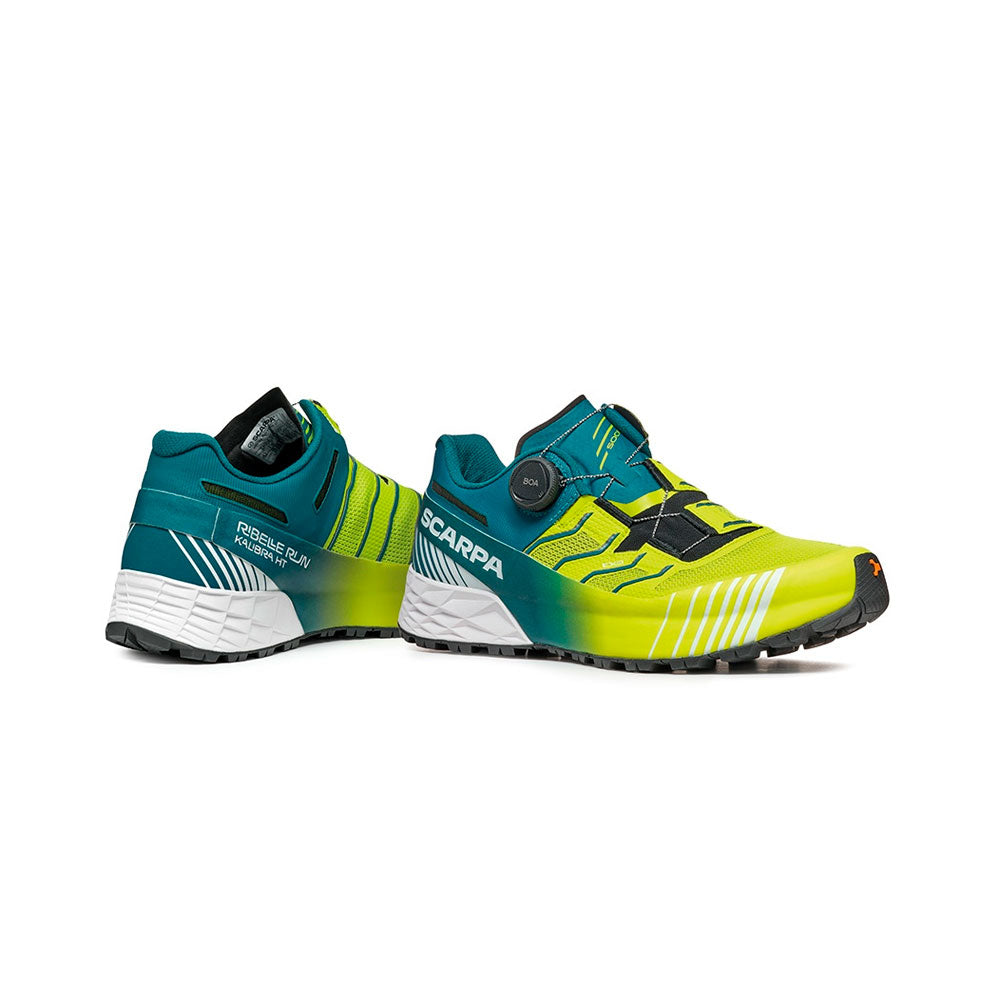 ZAPATILLAS SCARPA RIBELLE RUN KALIBRA HT LIME GREEN DEEP LAGOON