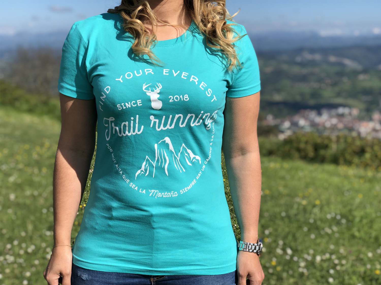 Camiseta “Trail Running” Mujer: ▷ By Javier Ordieres | Find Your Everest