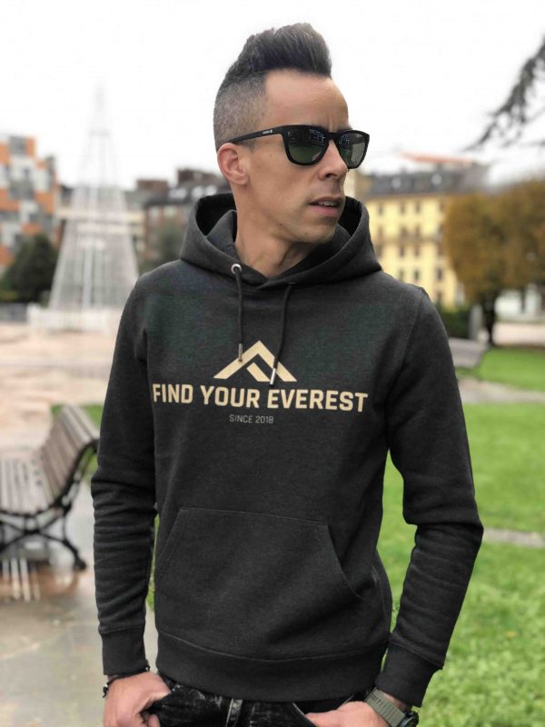 SUDADERA CASUAL FIND YOUR EVEREST "GOLD"