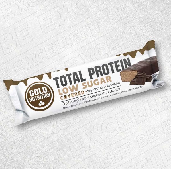 GOLD NUTRITION TOTAL PROTEIN LOW SUGAR COVERED
