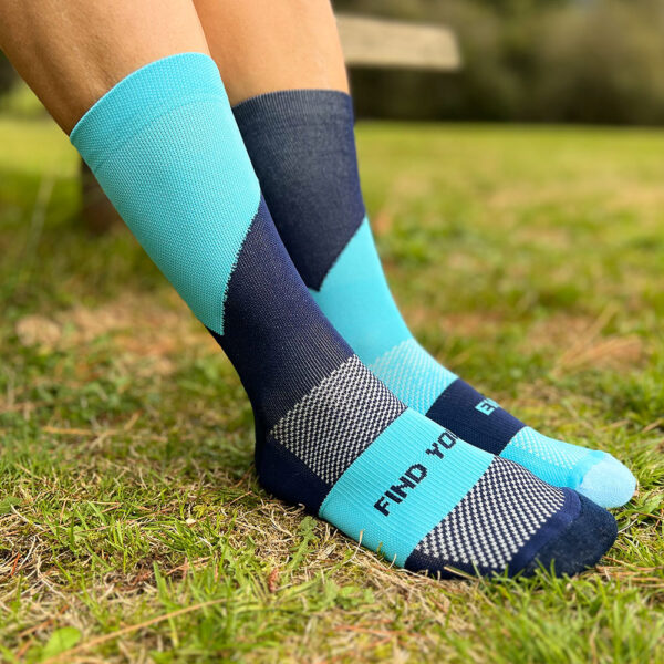 CALCETINES FIND YOUR EVEREST BICOLOR BLUE